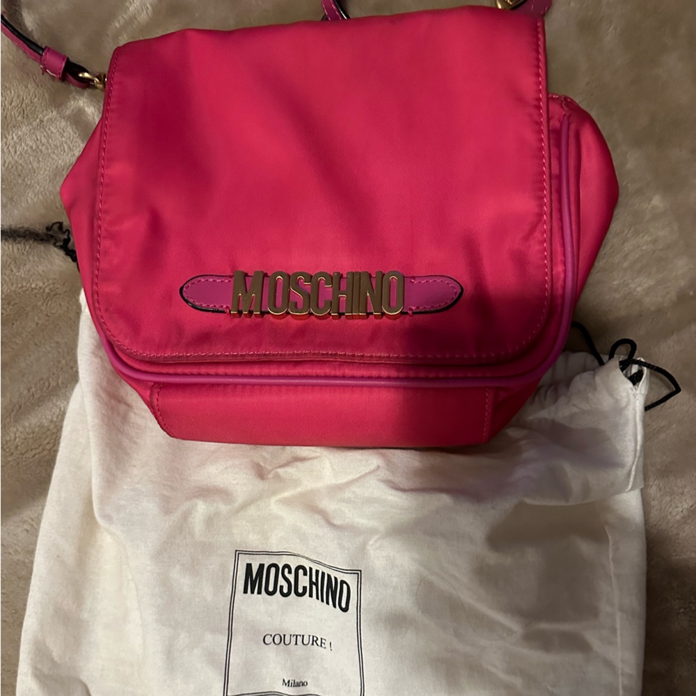 Pink moschino bag